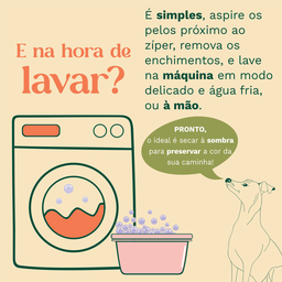 Caminhas de Cachorro 100% Algodão - Noites Tranquilas e Revigorantes - Resistente e Antiderrapante - 8