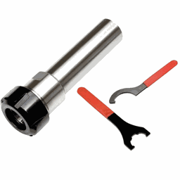 Kit Porta Pinças Er40 Haste Paralela 25x50mm + Chave - 1