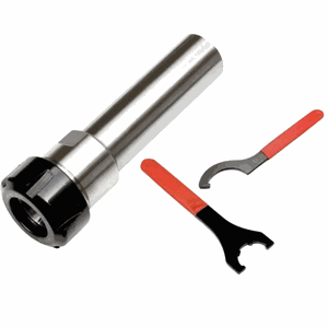Kit Porta Pinças Er40 Haste Paralela 25x50mm + Chave