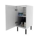 Ver imagem 3 de Balcão para Cozinha 40cm 1 Porta Mdf Branco Cz3303