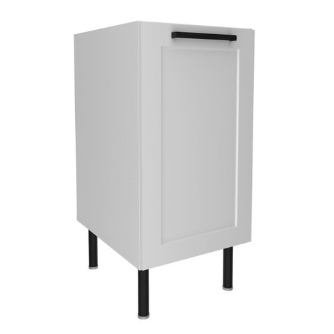 Balcão para Cozinha 40cm 1 Porta Mdf Branco Cz3303