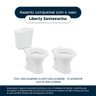 Assento Sanitário Soft Close Liberty Preto para Vaso Santamarina - 4