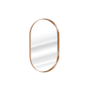 Ver imagem 2 de Espelho Oval com Moldura em Metal 80 x 50 cm