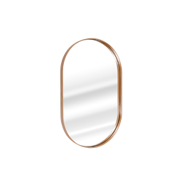 Espelho Oval com Moldura em Metal 80 x 50 cm - 2