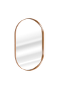 Ver imagem 2 de Espelho Oval com Moldura em Metal 80 x 50 cm