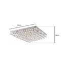 Ver imagem 3 de Plafon Sky 3060tr Grape Cromado Cristais Transp Skylight