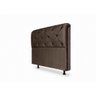 Cabeceira Solteiro Daiana 90cm Suede Marron - 1