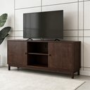 Ver imagem 4 de Rack para Sala de Estar TV 60 Polegadas Madeira Maciça 160cm Ethos F06 Café - Lyam Decor