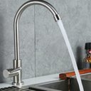 Ver imagem 1 de Lux Torneira Curva de Bancada em Aço Inox com Arejador e Giro 360° – Moderna e Durável Aço Inox