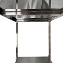 Ver imagem 5 de Mesa de Aço Inox Industrial 120x70x90 Cm com 1 Prateleira Plano Liso com Espelho Nortinox Stander