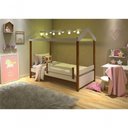 Ver imagem 2 de Cama Com Fio De Luz Montessori Cabana Branco Mel