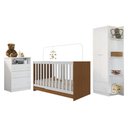 Ver imagem 2 de Quarto de Bebê Completo com Berço 3 em 1 para Colchão 130x60cm Confete Multimóveis MP4910