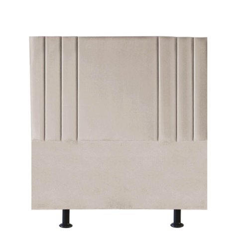 Cabeceira para Cama Box Solteiro 90 Cm Grécia:bege