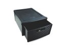 Ver imagem 6 de Kit 3 Gaveteiro Modular Empalhável Organizador Multiuso Rattan Plástico Resistente 1 Unidade Cor:Pre