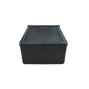 Ver imagem 5 de Kit 3 Gaveteiro Modular Empalhável Organizador Multiuso Rattan Plástico Resistente 1 Unidade Cor:Pre