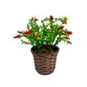 Arranjo De Pimenta Artificial Vaso Decoração Centro de Mesa - 1