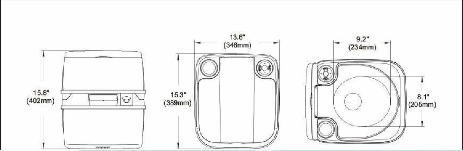 Vaso Sanitário Portatil Seaflo 18l - 7