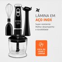 Ver imagem 3 de Mixer Turbo 3 em 1 Mondial 350w Preto 127v - M-14