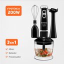 Ver imagem 2 de Mixer Turbo 3 em 1 Mondial 350w Preto 127v - M-14
