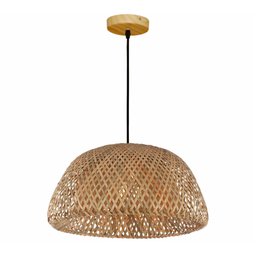 Luminária Pendente Bambu Fibra Natural 45cm 1xE27 Lili Casa - 2