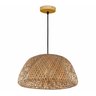 Luminária Pendente Bambu Fibra Natural 45cm 1xE27 Lili Casa - 2