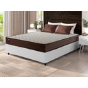 Ver imagem 1 de Conjunto Cama Box Espuma Atlanta Marrom Casal 138x188x62