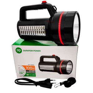 Lanterna Holofote Super Potente Led 100w Alcança 2km P/ Sítio	E Luminaria de Emergencia 24 LEDS SMD
