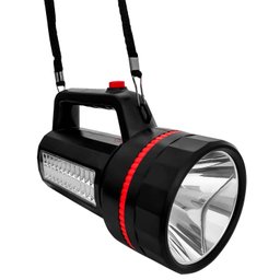 Lanterna Holofote Super Potente Led 100w Alcança 2km P/ Sítio	E Luminaria de Emergencia 24 LEDS SMD - 8