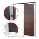 Ver imagem 3 de Porta de Correr Suspensa Lambril Dir L.25 Mix Corten 210x70 Brimak