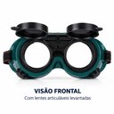 Ver imagem 3 de Óculos para Solda Premium Articulável Segurança Profissional