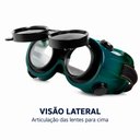 Ver imagem 4 de Óculos para Solda Premium Articulável Segurança Profissional