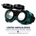 Ver mais imagens de Óculos para Solda Premium Articulável Segurança Profissional