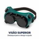 Ver imagem 7 de Óculos para Solda Premium Articulável Segurança Profissional