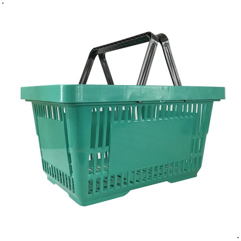 Cesta de Compras Plástica 16l - Azul - Plastex