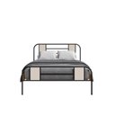 Ver imagem 6 de Cama Casal Tubular 145cm x 102cm Sevilha Marrom/Preto/Nature/Off White