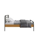 Ver imagem 4 de Cama Casal Tubular 145cm x 102cm Sevilha Marrom/Preto/Nature/Off White
