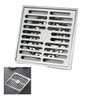 Ralo Inox 10x10 Banheiro Lavabo Anti Odor Rapido Escoamento Anti Inseto Resistente Seguro Ab.midia B - 1