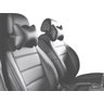 Almofada Grafite Proteção De Encosto Pescoço Banco Carro 1 - 2
