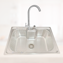 Ver imagem 2 de Cuba Gourmet Inox Cozinha Pia com Torneira Extensível