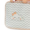 Bolsa Maternidade Chevron Nuvem Rosé 34cm - 2