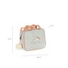 Bolsa Maternidade Chevron Nuvem Rosé 34cm - 3