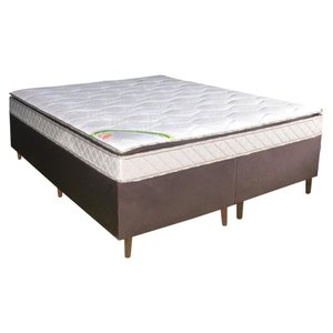 Colchão Queen D45 Alfa + Base 158x198x62