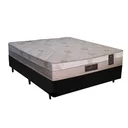 Ver imagem 1 de Cama Box Baú Casal Conforto Suede Marrom + Colchão Casal Conforto Espuma D33 Com EPS 24x138x188