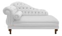 Ver imagem 2 de Recamier Divã Larissa 150cm Direito Suede:branco/liso