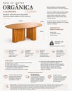 Ver imagem 3 de Mesa de Jantar em Formato Orgânico Laminado Cinamomo Design Elegante e Luxuoso