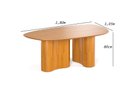 Ver imagem 5 de Mesa de Jantar em Formato Orgânico Laminado Cinamomo Design Elegante e Luxuoso