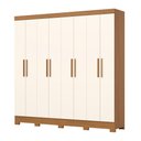 Ver imagem 2 de Guarda Roupa Casal 8 Portas 4 Gavetas B51 Briz