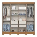 Ver imagem 3 de Guarda Roupa Casal 8 Portas 4 Gavetas B51 Briz