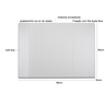 Cabeceira Ripada Solteiro Painel Modular em MDF 96x90cm fita:Cinza - 4