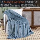 Ver imagem 2 de Coberto Casal Queen Grosso Athena Canelada Super Quentinha:azul